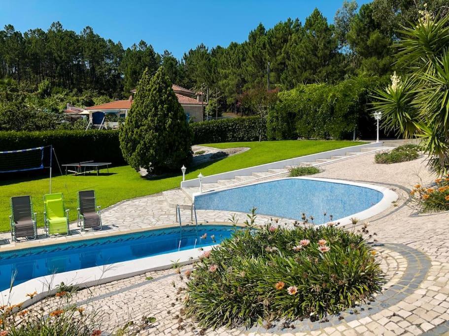 Maison Familiale De Caractere Avec Piscine Padronelo Luaran gambar