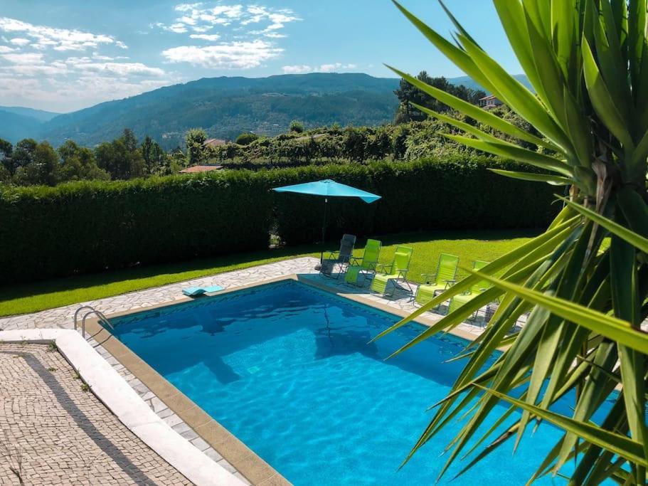 Maison Familiale De Caractere Avec Piscine Padronelo Luaran gambar