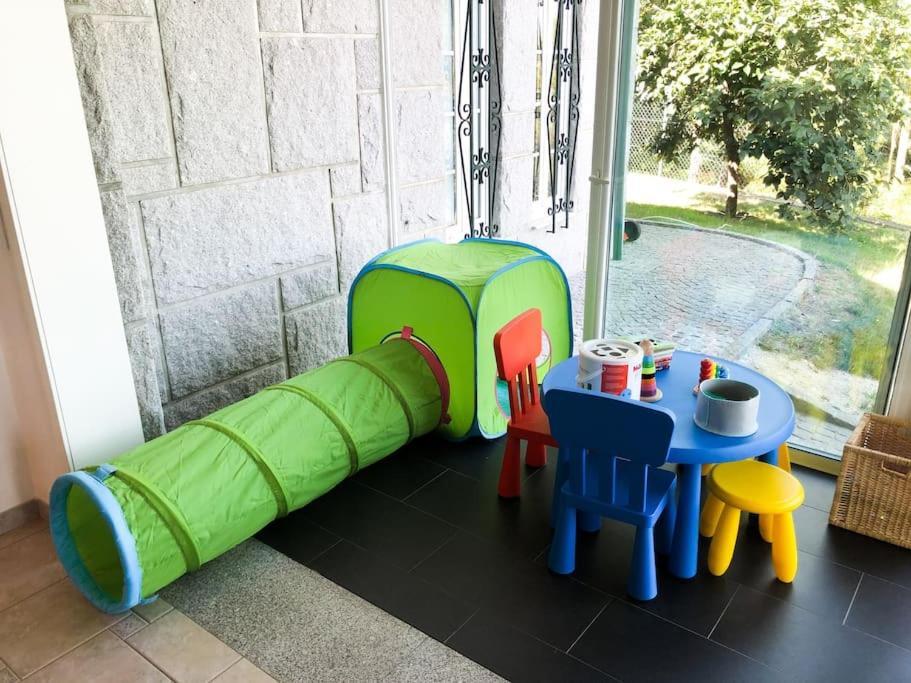 Maison Familiale De Caractere Avec Piscine Padronelo Luaran gambar